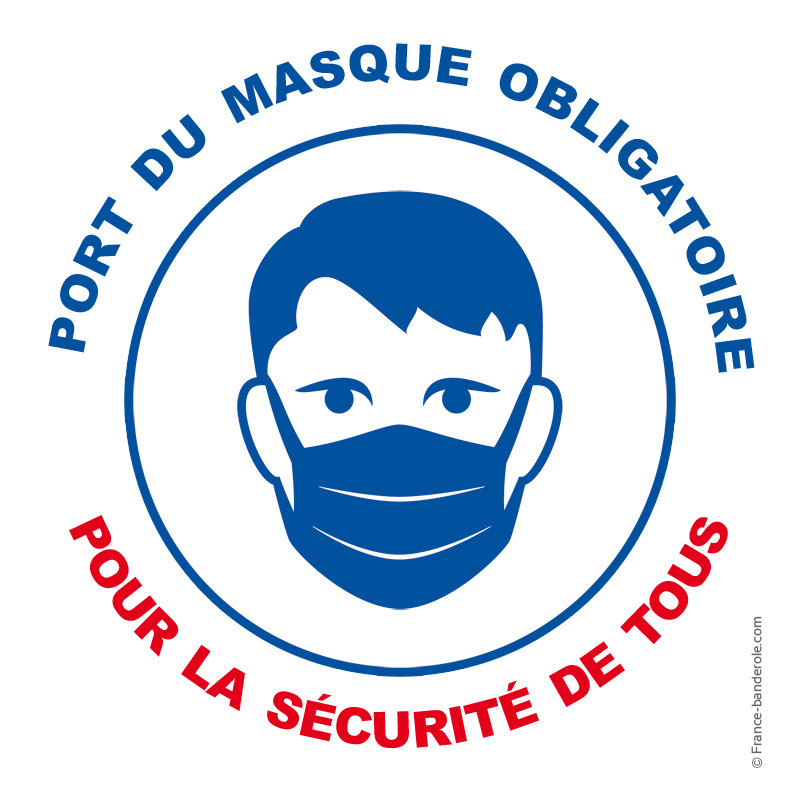 Sticker Port du masque obligatoire